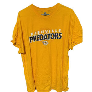 Nashville Predators Yellow T-Shirt Men's Size XL
